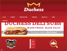 Tablet Screenshot of myduchess.com